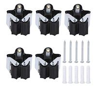 Clip de almacenamiento, herramienta de Hardware, organizador multiusos duradero para fregona, colgador de escoba, utensilios de cocina, Material de resina metálica para baño,