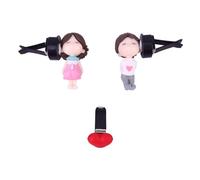 Clip de Aroma para Coche Pareja de Muñecas, 1 Juego Abs