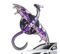 Clip de aromaterapia de coche dragón, clip de aromaterapia para salida de aire de coche, aleación de colores deslumbrantes, aromaterapia de dragón volador para salida de aire automática