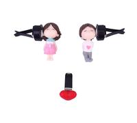 Clip de Aromaterapia para Coche Muñeca Pareja y Gemas