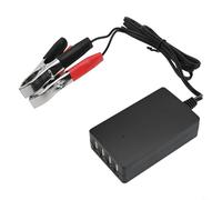 Clip de batería CC de 12 V/24 V a 5 V, cargador USB de 4 puertos, adaptador multipuerto con carga rápida, para distribución y protección de seguridad para coche