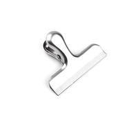 Clip de bisagra de metal de acero inoxidable, clip de papel, abrazadera de papel para bolsa de alimentos, almacenamiento de documentos, clips resistentes de cocina y oficina