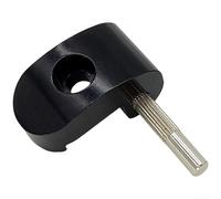 Clip de bloqueo de gancho plegable de construcción reforzada para scooters M365 y PRO 1S que soporta el plegado repetido sin fatiga estructural (juego negro)
