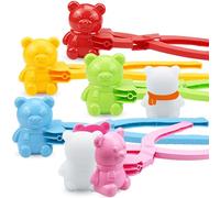 Clip De Bola De Nieve - Juguete De Nieve En Forma De Oso De Dibujo De Bricolaje | ABS Snowball Maker, Dibujo De Dibujos De Snowball Clip, Herramienta De Diseñador De Bolas De Nieve Con Mango Para