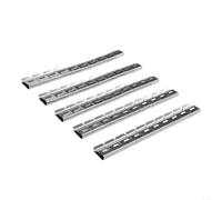 Clip de borde de acero inoxidable para gestión de cables solares fotovoltaicos, grado 304, 20,8 x 18,2 mm, se adapta a cables de 2 núcleos de 4 mm², 20/30/50/100 piezas (50 piezas)