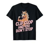 Clip de Caballo Clop Dont Stop Camiseta