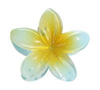 Clip de cabello de flores hawaiana - Strong Hold Hwaiian Claw Clips | Accesorios para peinados con agarre duradero | Centralo para el cabello de flores para niñas, damas, novia, esposa, hermana