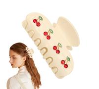 Clip De Cabello Para Mujeres | Acetato Claws Clip Para El Cabello | Garras De Cabello No Slip Para Mujeres Niñas, Capullo Garras De Cereza Acrílico Para Cabello Delgado Grueso