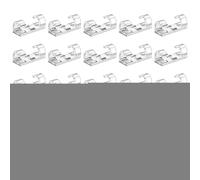 Clip de cable adhesivo - Juego de 20 soportes para cables pegajosos, organizador de cables para escritorio | Reteiner compacto con soporte no deslizante para Ethernet, USB, cargador, computadora