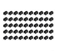 Clip de cable de panel solar aislado de plástico 50 piezas para gestión y organización de cables fotovoltaicos, fuerte compatibilidad y resistente a la intemperie