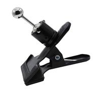 Clip de cámara accesorios de fotografía profesional abrazadera soporte de montaje 360 ajustable de 17 mm de cabeza redonda trípode clip de montaje