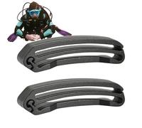 Clip de cinta - Hebilla para mochila | Dos piezas de sujetadores de extremo de cinta, accesorios de Cința ligeros resistentes a la corrosión para cinturones, buceo, snorkel, camping, conectores de cin
