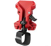 Clip de cinturón ABS de liberación rápida para herramientas eléctricas, funda compacta para herramientas eléctricas compatible con taladros martillos para taller y uso en campo (rojo)