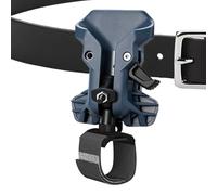 Clip de cinturón de herramientas, correas elásticas resistentes, clip de herramientas eléctricas de montaje en cintura de 4 pulgadas con agarre seguro, soporte de metal duradero con función