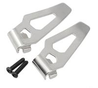 Clip de cinturón de metal de 12 V, 2 piezas para llave cuadrada con gancho para cinturón, se adapta a varias llaves, incluyendo 2401 20, 2402 20, 2403 20 y taladros compatibles de 12 V (2 piezas)