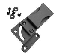 Clip de cinturón para fundas Kydex K Sheath Clip de cintura, accesorios de vaina, clip trasero para cinturón con tornillos para herramienta K vaina