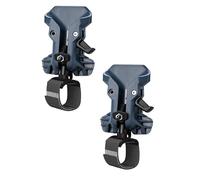 Clip de cinturón para herramientas, correas elásticas dobles resistentes, clip de herramientas eléctricas de montaje en cintura, para electricista, carpintero, fontanero, técnico, construcción