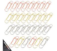 Clip de corazón para cuaderno, clip multifuncional, soporte para bolígrafo, marcapáginas, clip metálico para lápiz, accesorio reutilizable para libros y oficina.