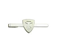 Clip de corbata de caballeros templarios de peltre fino, corbata (escudo corto, inserto de cruz de San Jorge), hecho a mano por William Sturt