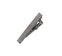 Clip de corbata de hierro simple para hombre, cierre de corbata clásico coreano de estilo OL, regalo diario de negocios y boda, talla única, Madera de agar, No es una piedra preciosa