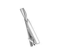 Clip de corbata Metal for hombre, broche boda, barra corbatas caballero, Pin cobre, accesorios joyería, 2 uds(Sliver)