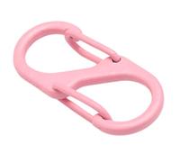 Clip de cremallera S mosquetón, pequeño gancho de aleación antirrobo, mini doble puerta de alambre entrelazado, accesorios de clip para llavero