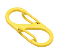 Clip de cremallera S mosquetón, pequeño gancho de aleación antirrobo, mini doble puerta de alambre entrelazado, accesorios de clip para llavero