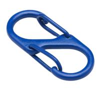 Clip de cremallera S mosquetón, pequeño gancho de aleación antirrobo, mini doble puerta de alambre entrelazado, accesorios de clip para llavero