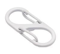 Clip de cremallera S mosquetón, pequeño gancho de aleación antirrobo, mini doble puerta de alambre entrelazado, accesorios de clip para llavero