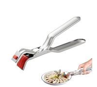 Clip de de acero inoxidable anticalentamiento, anticalentamiento, pinzas para tazones de cocina, mango ergonómico, no deslizante, resistente a las altas temperaturas para las freidoras de aire