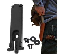 Clip de de acero inoxidable, vaina de transporte de cintura, clip trasero, soporte de herramientas al aire libre, accesorio de camping, soporte de cinturón, equipo de supervivencia, organizador