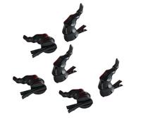 Clip De De Cuerno De Espirales De Anime Ajustable Accesorios Para Disfraces Pasadores Gorros De Cosplay Para Espectáculo De Escenario Uso Cómodo 3 Pares De Pinzas De De Cuernos En