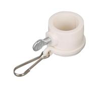 Clip de de montaje en poste - de fijación de banderas | Gancho giratorio para asta de bandera: 2 anillos giratorios de fijación de bandera de, instalación nacional, antienredos,