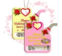 Clip de dinero para hombre | 2 unidades de bidón de gasolina en forma de madera decoración del hogar | Decoración de clip de dinero para San Valentín, para niños, adultos, familia, amigos, cumpleaños