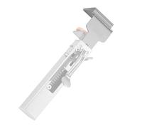 Clip de fijación de cajón de acero inoxidable ajustable para montaje de armarios y muebles, cabeza de 2 mm de grosor, estructura reforzada, instalación táctil (pieza de arco grande)