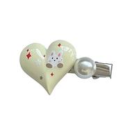 Clip de flequillo lateral, tono pastel, Y2K, tono pastel, dulce para niñas, lindo clip de pico de pato, accesorios para el cabello, horquilla de corazón, horquillas para el pelo para niñas, accesorios