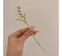 Clip de flor de lirio de la orquídea, Clip grande en la parte posterior de la cabeza, horquilla for niña, pinza for el pelo, cabeza(TS-3139-7)