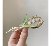 Clip de flor de lirio de la orquídea, Clip grande en la parte posterior de la cabeza, horquilla for niña, pinza for el pelo, cabeza(TS-3139-4)