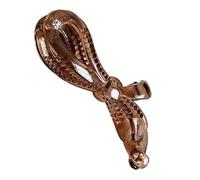 Clip De Floral Elegante Cierres Caballo Accesorios Horquilla Ligera Para Uso Diario Clip Ámbar Elegante