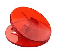 Clip de frescura de alimentos Clip de chip redondo de plástico Abrazadera de sellado de bolsa de refrigerio multiusos para cocina casera Rojo