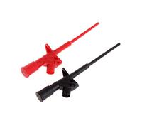 Clip de gancho de prueba aislado de 1000 V, sonda de punción no destructiva, resorte integrado, compatible con enchufe banana de 4 mm, 2 unidades