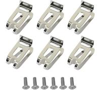 Clip de gancho de repuesto para cinturón, 6 piezas de acero inoxidable para cinturón de conductor, herramienta de gancho con tornillos compatibles con taladros inalámbricos Makita de 18 V LXT