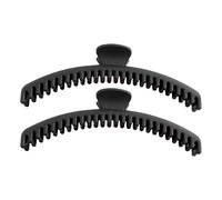 Clip de garra, clips de cabello para mujeres | Juego de 2 clips de cabello esmerilado Caquetas pequeñas | Horquillas de plátano sin deslizamiento, grandes barretas, alfileres delgados, agarres fuertes