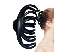 Clip de garra de cabello vintage: elegante abrazadera retro grande para cerraduras gruesas | Pin elegante de estilo de mandíbula, accesorio lindo único para uso diario, clip en el lugar de trabajo de