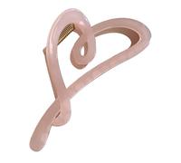 Clip de garra de corazón - Pinza de pelo elegante para mujeres | Pinza de pelo para niñas de moda | Abrazadera de garra en forma de corazón para peinado de cabello de 12x5x5cm