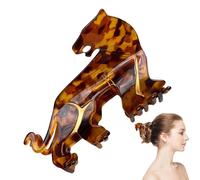 Clip de garra de leopardo,Clips de garra de animal,Clip de garra mediano creativo | Accesorios para el cabello, tocado de moda, pasador funky para decoración del cabello para mujeres y niñas
