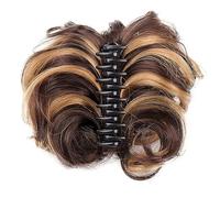 Clip de garra de moño para mujer, moño de pelo desordenado, pieza de pelo ondulado y rizado, extensiones de cola de caballo de moño, extensiones de cabello sintéticas despeinadas, postizo para moño