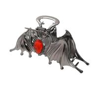 Clip de garra de murciélago,Clips de garra de Halloween | Clips de garra de diseño de murciélago aterrador de metal | Pasadores de pelo con pinza de cocodrilo gótica, suministros de estilismo para muj