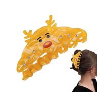 Clip de garra de Navidad, clip de pelos de Navidad, clip de pelos grueso de pedrería garra de pelos de Navidad, Clip de pelos de Navidad, accesorios para el cabello de Navidad