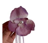 Clip de garra de pelo para princesa Phalaenopsis 3d Phalaenopsis pelo Barrettes decorar horquilla larga cinta